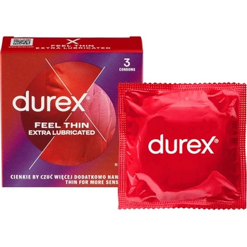 Durex Feel Thin Extra Lubricated 24 ks