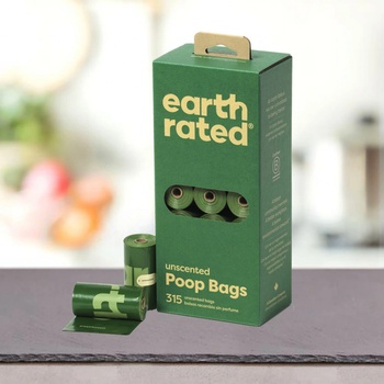 Earth Rated Sáčky na psí exkrementy bez vůně 21 rolí x 15 sáčků