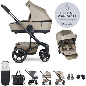 EASYWALKER kombinovaný Harvey⁵ Premium Pearl Taupe XXL RWS + CYBEX Aton B2 i-Size 2024