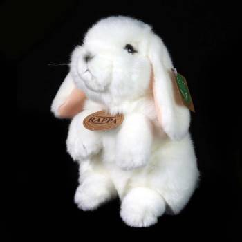 Eco-Friendly králík bílý stojící 18 cm