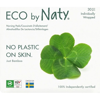 ECO prsní vložky pro kojící ženy Naty 30 ks