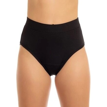 Ecomodi menstruační kalhotky z bambusu extra vysoké pohodlné černé