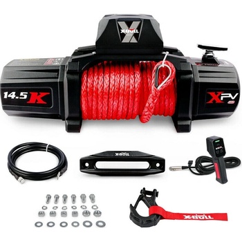 Elektrický offroad naviják 6,58t 12V syntetické lano 24,4m X-BULL HRW14500BJ