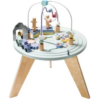 eliNeli Dřevěná kuličková dráha XXL s vláčkem