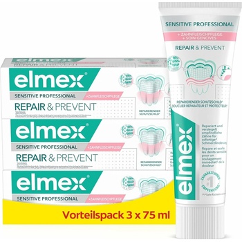 Elmex Sensitive Professional Repair & Prevent 3 x 75 ml