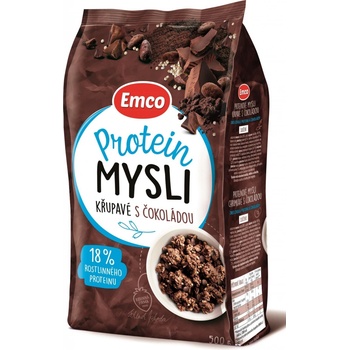 Emco křupavé mysli - proteinové s čokoládou, 500 g