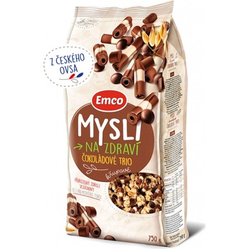 Emco Mysli Křupavé Čokoládové trio 750 g