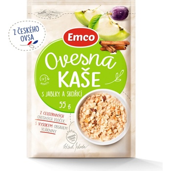 Emco Ovesná kaše s jablky a skořicí 55 g
