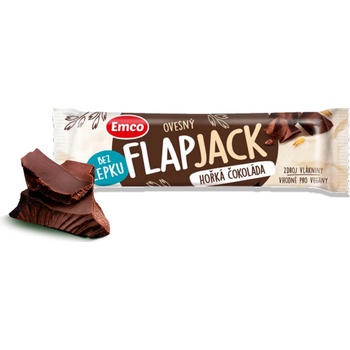Emco Ovesný Flapjack hořká čokoláda 45 g