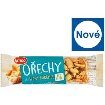 Emco Tyčinka s ořechy a slaným karamelem 35 g