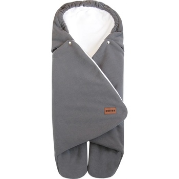 Emitex Zavinovačka ZOE zimní fleece tm.šedá bílá