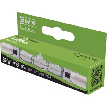 Emos ZE0101 Lineární halogenová žárovka J78 80W R7s teplá bílá