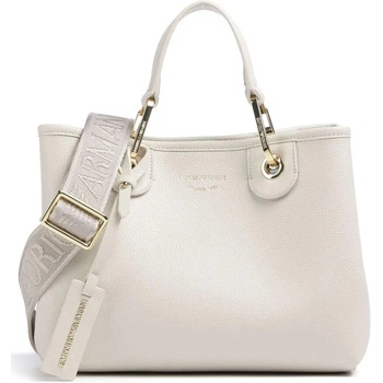 Emporio Armani střední kabelka s pouzdrem světle béžová