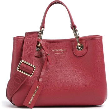 Emporio Armani střední kabelka s pouzdrem tmavě červená
