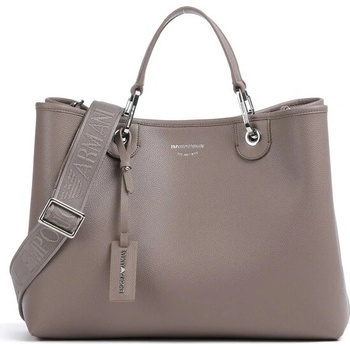 Emporio Armani velká kabelka s pouzdrem šedo béžová taupe