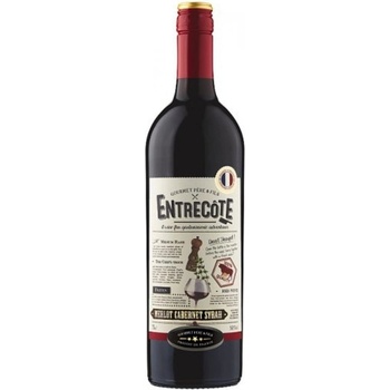 Entrecote Merlot Cabernet 14% 0,75 l (holá láhev)