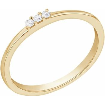 Eppi Stříbrný diamantový prsten Nicklas R43048