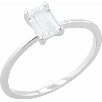 Eppi Zásnubní prsten s emerald lab grown diamantem Olson RE45775