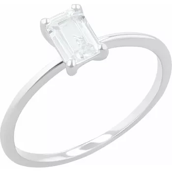 Eppi Zásnubní prsten s emerald lab grown diamantem Olson RE45775