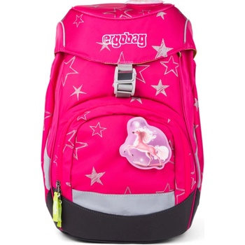 Ergobag Prime růžová hvězdy