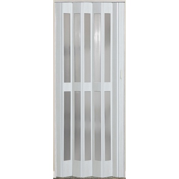 Erkado Shrnovací dveře Prosklené Jasan bílý 147 x 202 cm