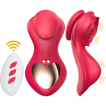 Erospace Sweet Play A1 Masážní přístroj na klitoris se sponou na spodní prádlo dálkové ovládání