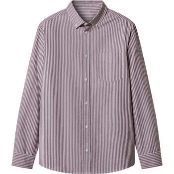 esmara Men pánská volnočasová košile bordó/bílá