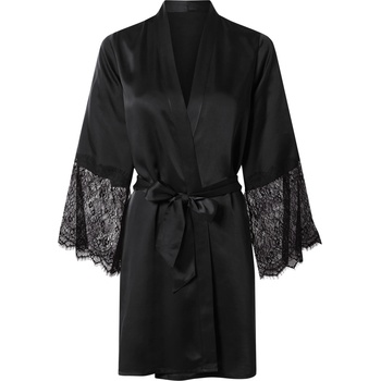 Esmara saténové kimono černá