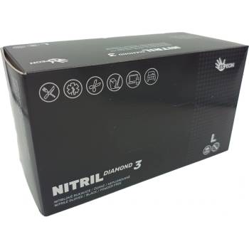 Espeon NITRIL DIAMOND3 nepudrované černé 100 ks