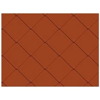 Eternit Dakora hladká 40 x 40 cm francouzské krytí červená