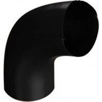 Evromat Svodové koleno falcované 72° 80 mm černé