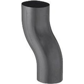 Evromat Svodové koleno soklové 100 mm šedé