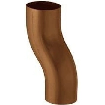 Evromat Svodové koleno soklové 80 mm RAL 8004 cihlové