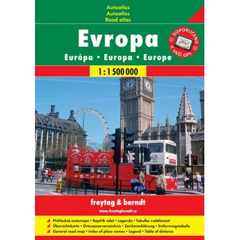 EVROPA 1: 1,5 000 000 AUTOATLAS SEŠIT BROŽ.