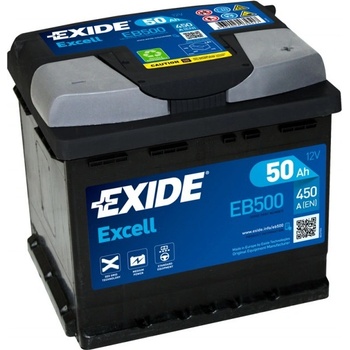 Exide Excell 12V 50Ah 450A EB500