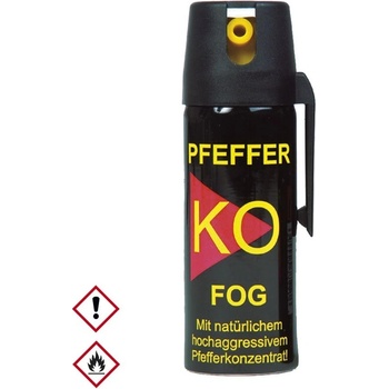 F.W. Klever Sprej obranný pepřový KO FOG 50ml Černá