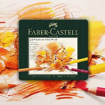 Faber-Castell 110024 Polychromos umělecké nejvyšší kvality 24 ks