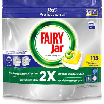 Fairy Jar Professional All in 1 kapsle do myčky nádobí 115 ks
