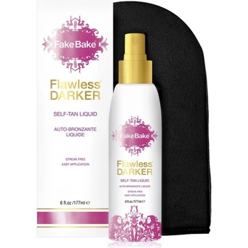 Fake Bake, Flawless Darker Self-Tanner Tekutý samoopalovací přípravek 177ml + rukavice