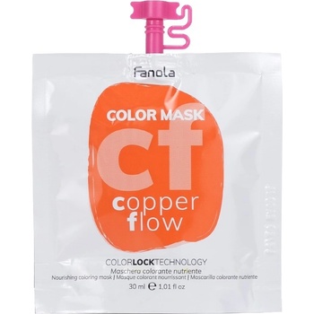 Fanola Color Mask barevné masky Copper Flow měděná 200 ml
