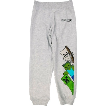Fashion UK Chlapecké tepláky MINECRAFT šedé