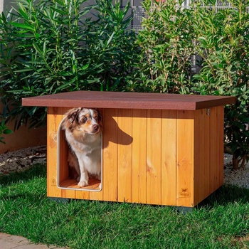 Ferplast Baita 80 dřevěná bouda pro psy 95,5 x 65 x 65,5 cm