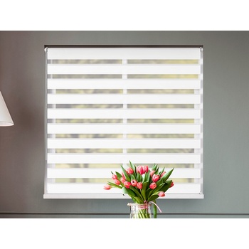 Fexi Roleta Den a noc, Origin bílá, C 012 150x44 cm levá-bílá