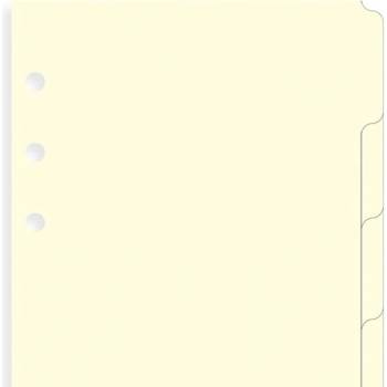 Filofax Krajové výřezy, krémové náplň osobních diářů A6
