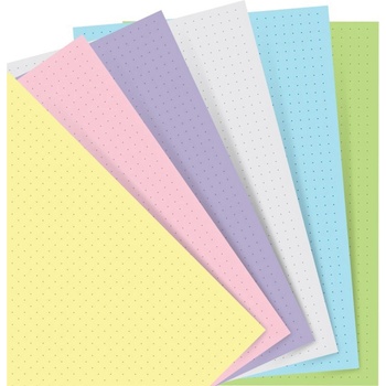 Filofax Náplň, Kapesní, papír tečkovaný, bílá