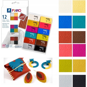 FIMO Efekt sada 12 barev 25 g