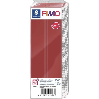 FIMO soft tmavě červená 454 g blok
