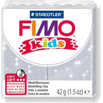 Fimo Staedtler Kids bílá se třpytkami 42 g