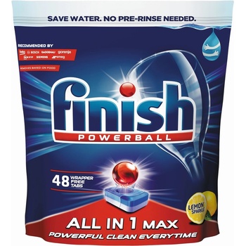 Finish All in 1 Max tablety do myčky nádobí Lemon Sparkle 48 ks