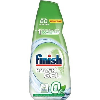 Finish Power Gel 0 % gel do myčky nádobí 900 ml